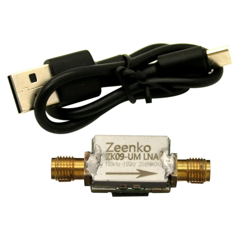 Фото Малошумящий усилитель серии Zeenko UM Интерфейс USB Type-C 20 дБ Модуль предусилителя мощности LNA RF с высоким коэффициентом усиления ZK09-UM-N33R №1