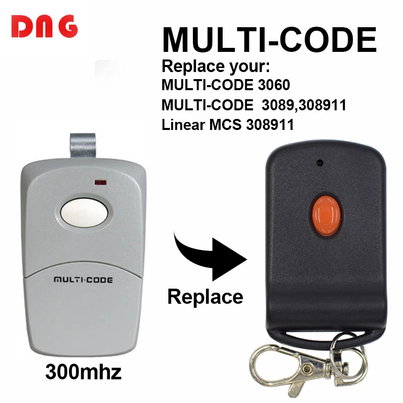 

3060 3089 Multi Code 10 Dip Switch Garage Door Remote Control Transmitter,Multi Code 308911 EZ CODE remote garage,gate control