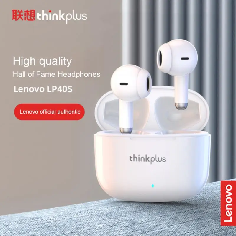 

Новинка 2022, беспроводные наушники Lenovo LP40 Pro, TWS, Bluetooth 5,1, спортивные наушники-вкладыши, 250 мАч, шумоподавление, наушники с сенсорным управление...