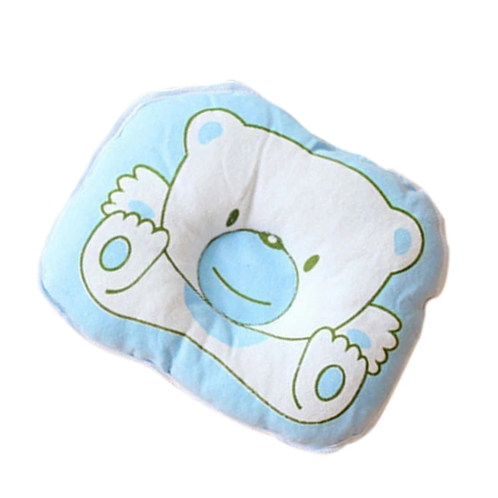 

Cartton Bear Soft Infant Newborn Baby Toddler Cotton Pillow Support Cushion Pad Side Sleeping Anti Roll