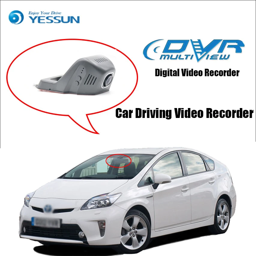 

Для Toyota Prius Автомобильный видеорегистратор DVR Мини приложение управления Wifi камера регистратор видеорегистратор ночное видение