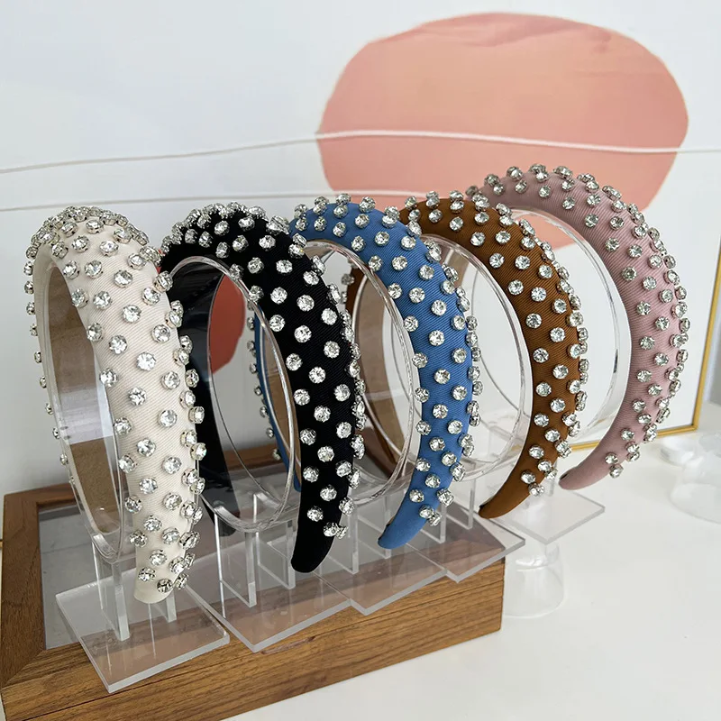 Красочные полностью алмазные популярные аксессуары для волос ободок женщин