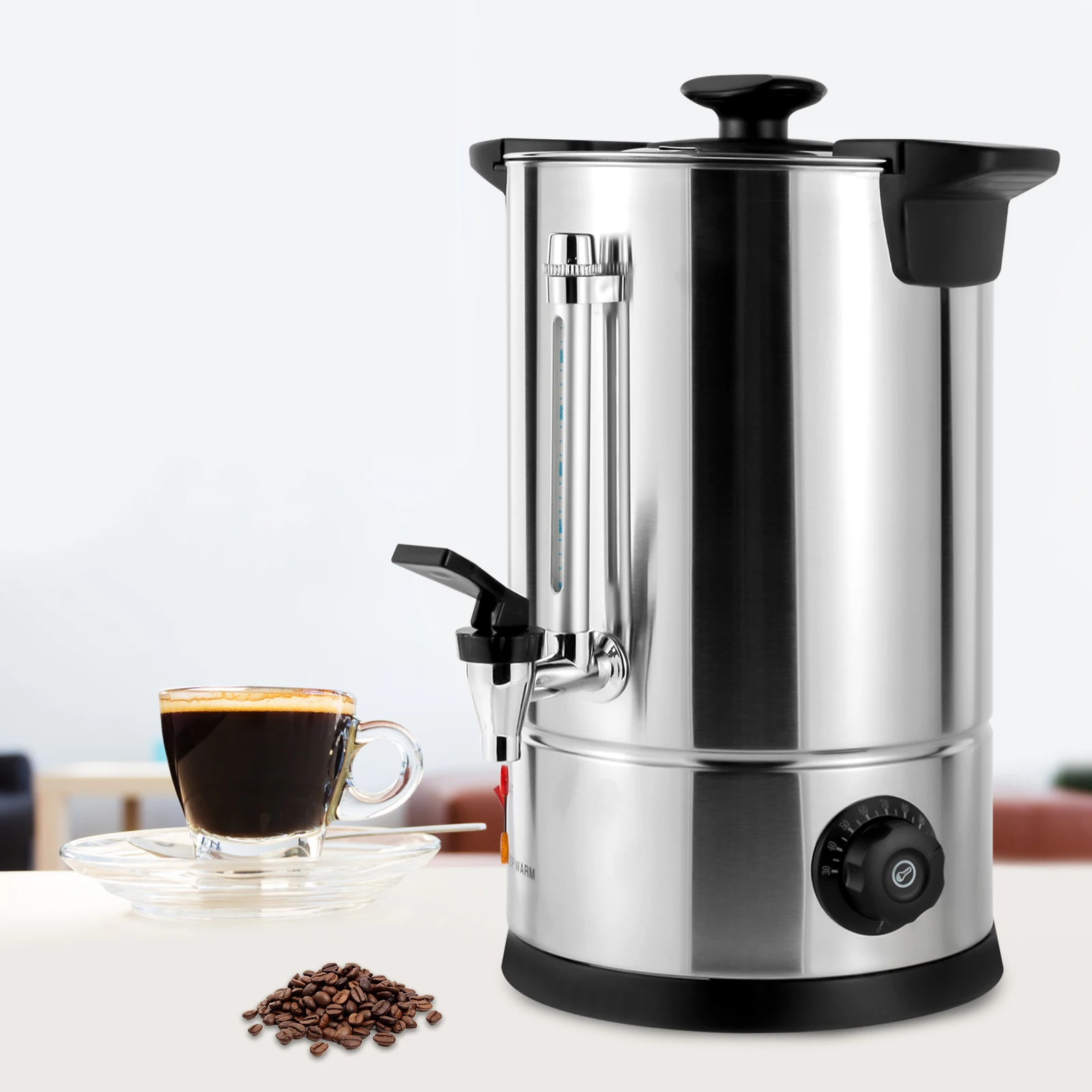 Коммерческий дозатор кофейной урны из нержавеющей стали объемом 2 11 галлона для