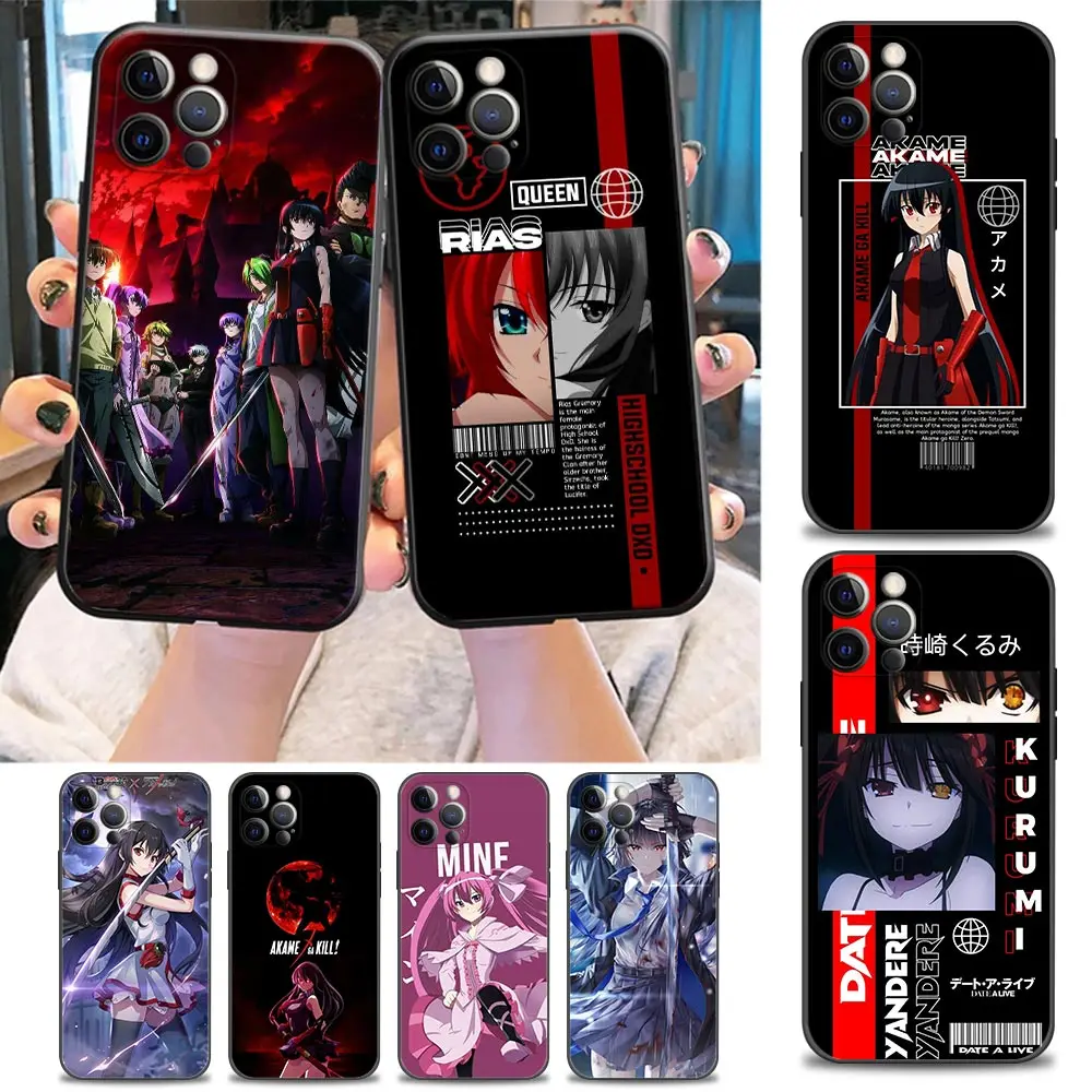 Anime Akame Ga Kill Funda Capa Phone Case for iPhone Apple 11 12 13 14 7 8 SE XR X XS 6s Pro Plus Max Coque Shell Case Para