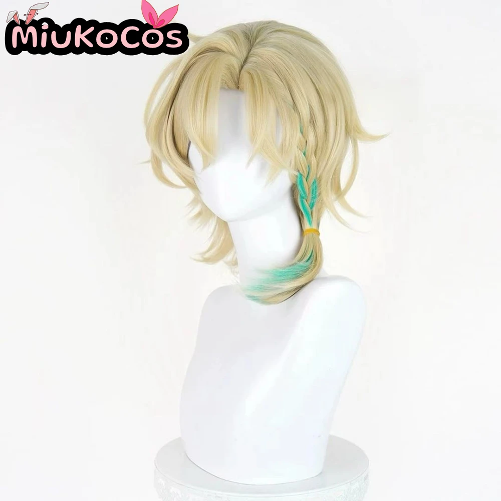 Фото В НАЛИЧИИ: Парик для косплея Waveflair Aventurine • MiukoCosplay Game Honkai: Star Rail Cosplay №4