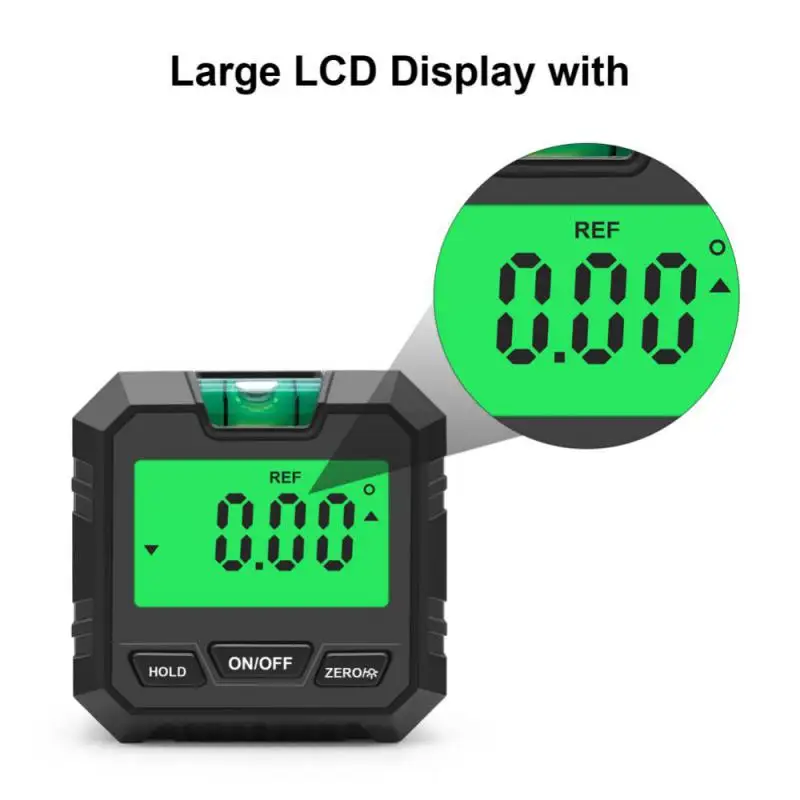 

Electronic Digital Protractor Precision Digital Inclinometer Angle Finder Bevel Level Box Electron Goniometer Measuring Tools