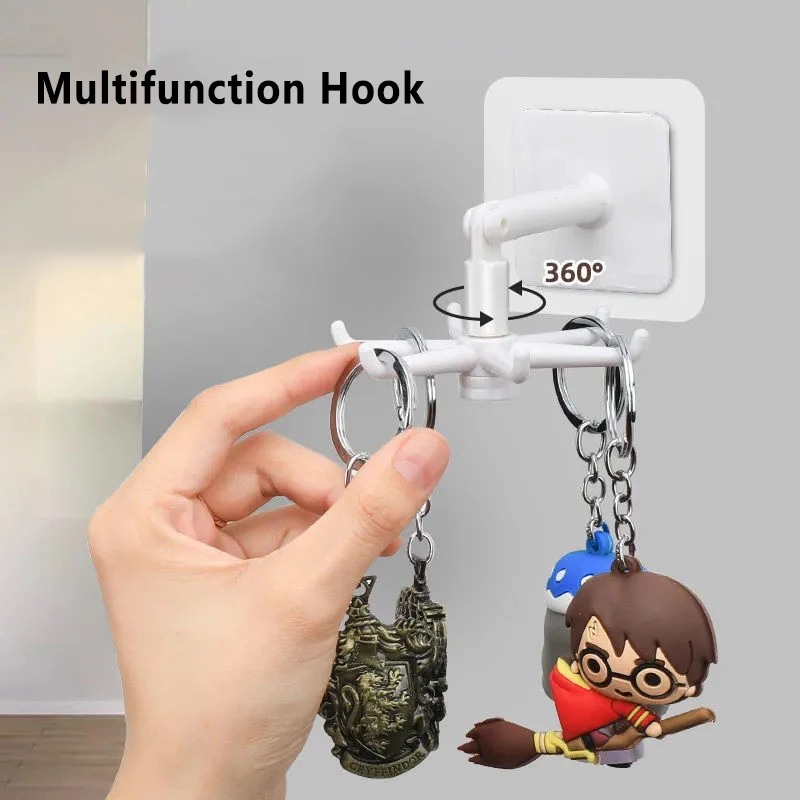 

Kitchen Hook Multi-Purpose Hooks 360 Degrees Rotated Rack For Organizer Storage Spoon Hanger Kitchen Accessories