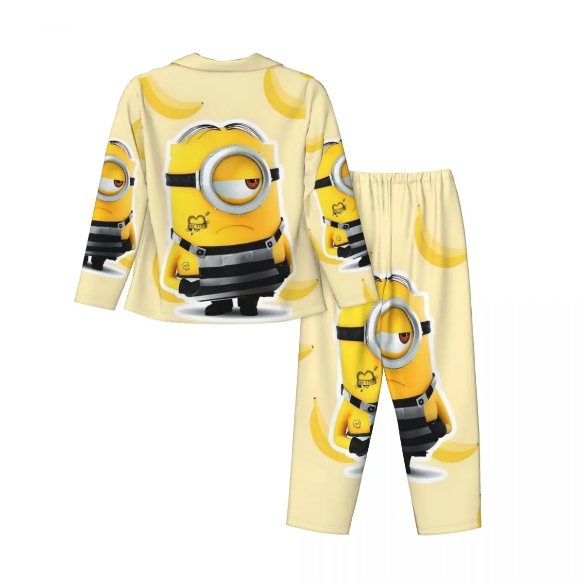 Женские пижамы Minions комплект из 2 предметов домашняя одежда женская пижама
