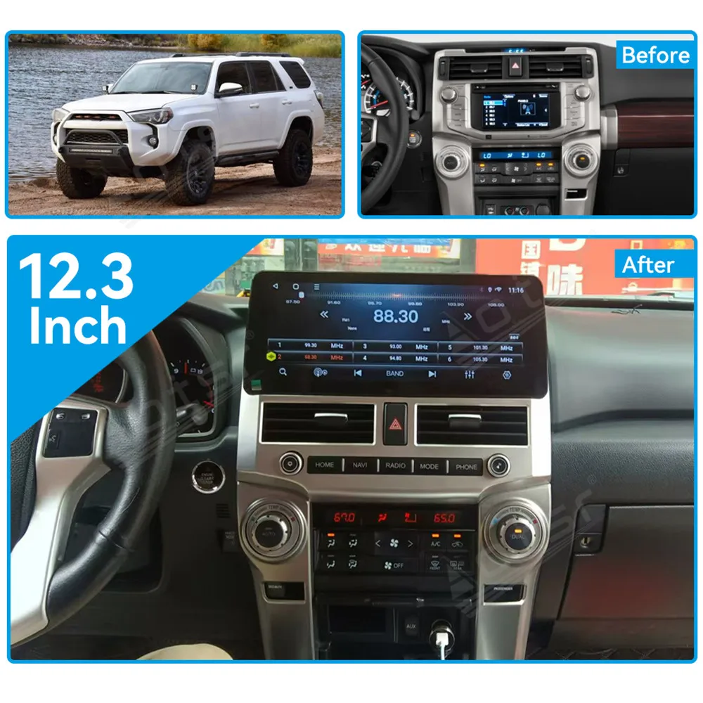 Автомобильный радиоприемник CarPlay для Toyota 4Runner 2009-2015 автомобильный видеоплеер