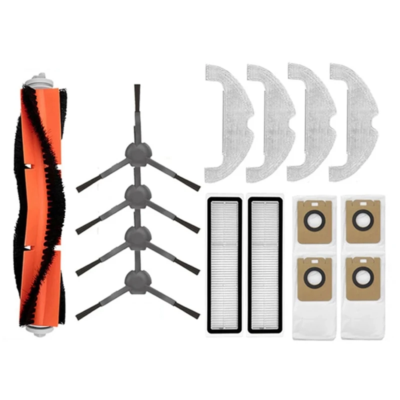 

For Xiaomi Dreame Bot Z10 Pro L10 Plus Robot Vacuum Spare Parts RLS5D Main Side Brush Hepa Filter Mop Rag Dust Bag