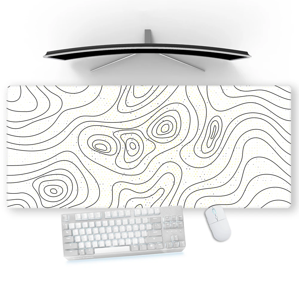 Черный, Белый Настольный коврик для ПК, геймерский коврик для мыши, игровые аксессуары, Настольный коврик для мыши с жидкостью, коврик для мыши Xxl, настольные компьютеры, мультимат, искусство, минималистичный