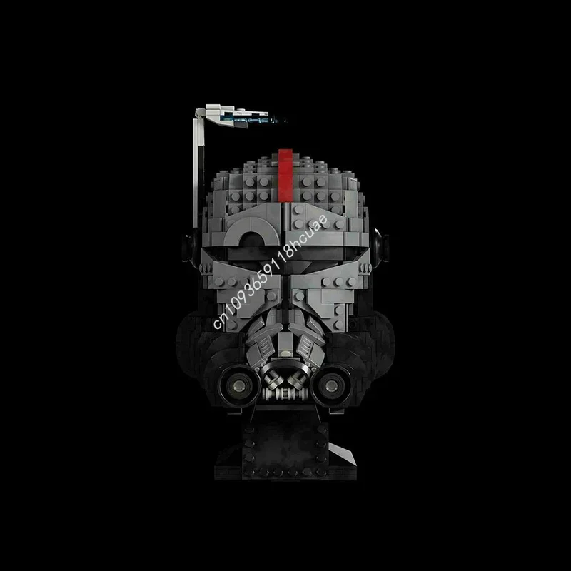 Фото 886 шт. MOC Bad Batch шлем CROSSHAIR Star модель строительные блоки рождественские подарки строительство собрать игрушки идея образование дети №3