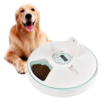 pet timing feeder voice reminder automatic feeder smart cat and dog electric dry dispenser 6 grid 6 meals pet feeding supplies