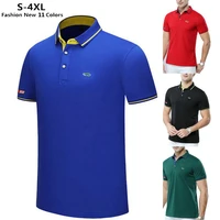 fashion mens polos shirts new embroidery short sleeve polos sportswear tees casual summer polos homme brand clothing tops s 4xl