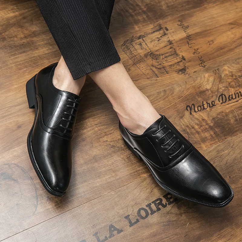 Туфли-оксфорды мужские деловые элегантные кожаные итальянские роскошные