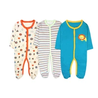 baby toddlers bodysuits newborn boy playsuits autumn fleece climbing clothes 3 12m kids footed pajamas long sleeved infant girls