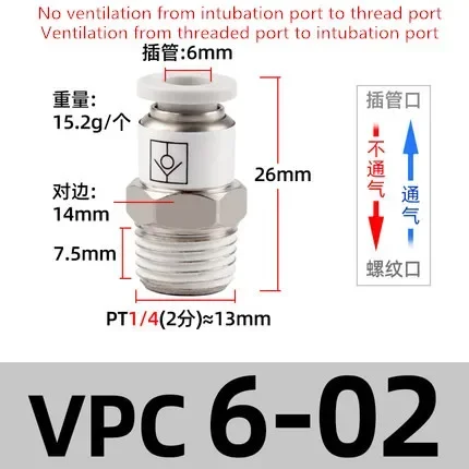 

Обратный клапан VPC 8-02 6-01