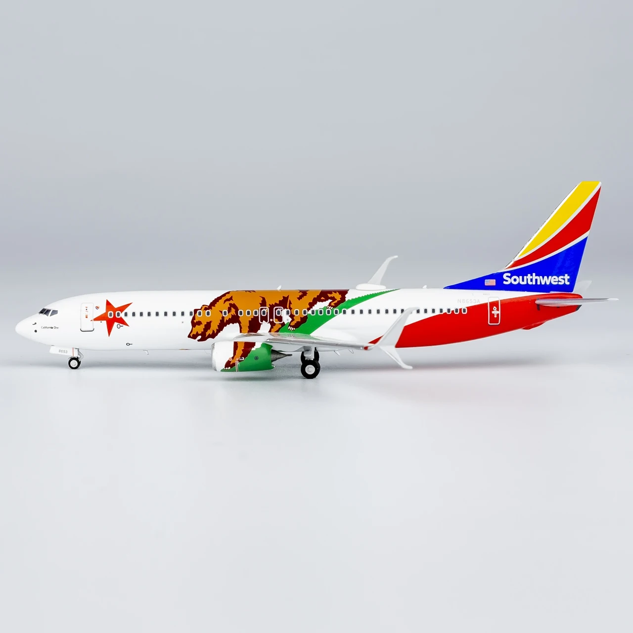 Коллекционный самолёт из сплава 58211 подарок NG модель 1:400 Юго-Восточной