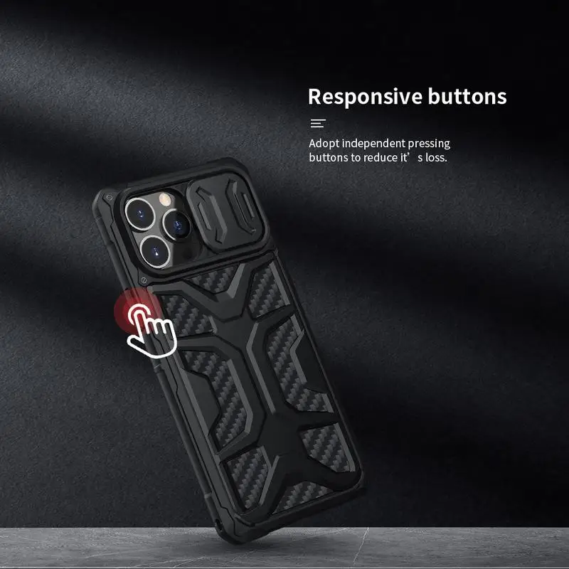 Carbon Fiber Armor Case For Apple Iphone 13 Pro Max Cover Back Panel Heat Dissipation Camerra Protector Coque Iphone13 Funda