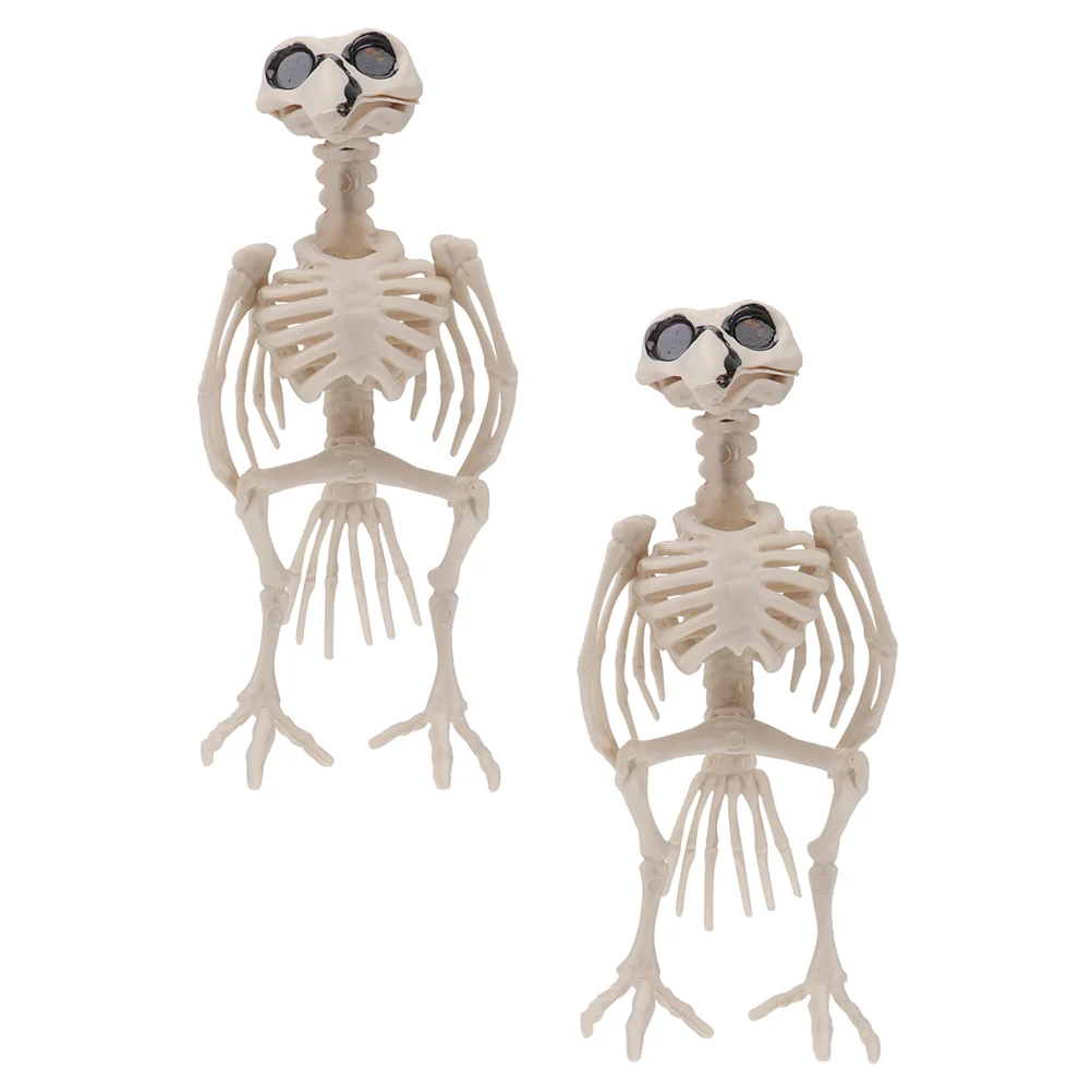 

2Pcs Simulated Crow Models Halloween Crafts Halloween Layout Decor