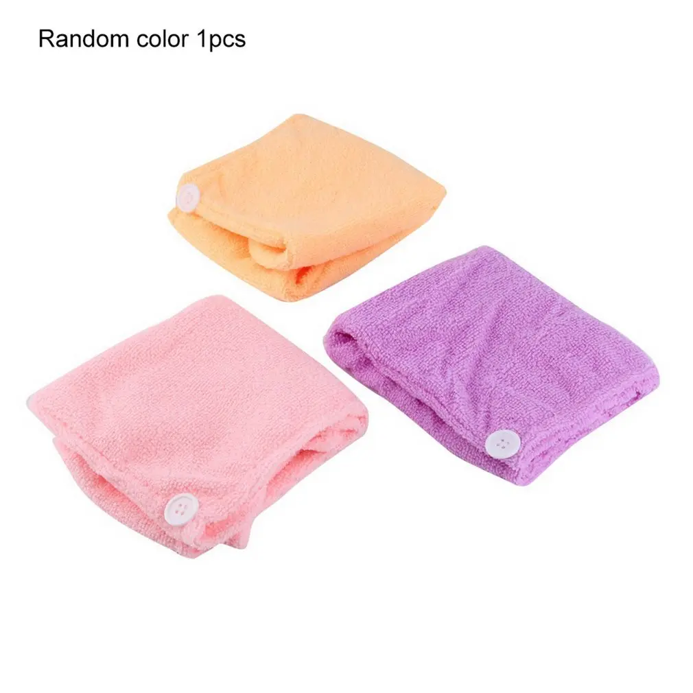 

Microfibre After Shower Hair Drying Wrap Womens Girls Lady's Towel Quick Dry Hair Hat Cap Turban Head Wrap Bathing Tools