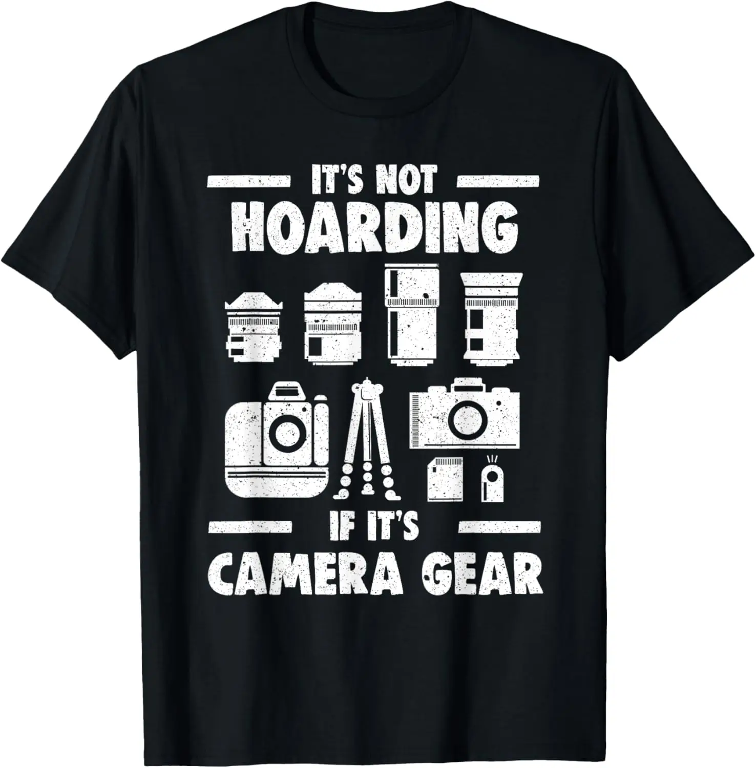 Футболка Хлопок It's Not Hoarding If Camera Gear