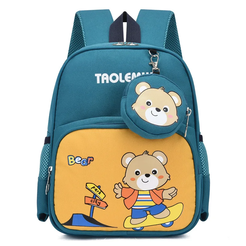 2023 New Children's School Bag Kindergarten Children Cartoon Load Reduction Backpack Boys and Girls Backpack Children Gifts