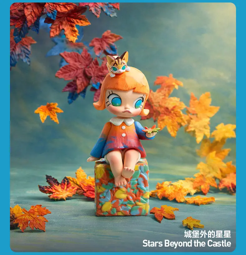 POPMART Оригинальная версия MOLLY 20th Anniversary CENERY ALONG THE WAY Series: Фигурка в слепой коробке, милый декоративный подарок, в наличии (art.: 3920d91fcaffb) - 3920d91fcaffb