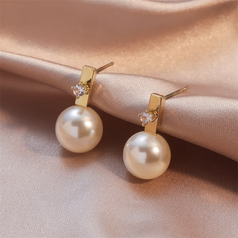 

Fashion Simplicity Elegant Imitation Pearl Drop Earrings Dangle Earring Korean Romance Party Birthday Fashion Jewelry For Women