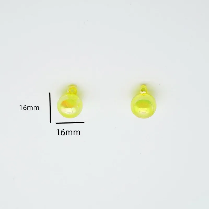 20 Capsules/Pack Color Mix Fashion Transparent Gumball Bubblegum Acrylic Round Beads Colorful Chunky Beads For Necklaces Jewelry