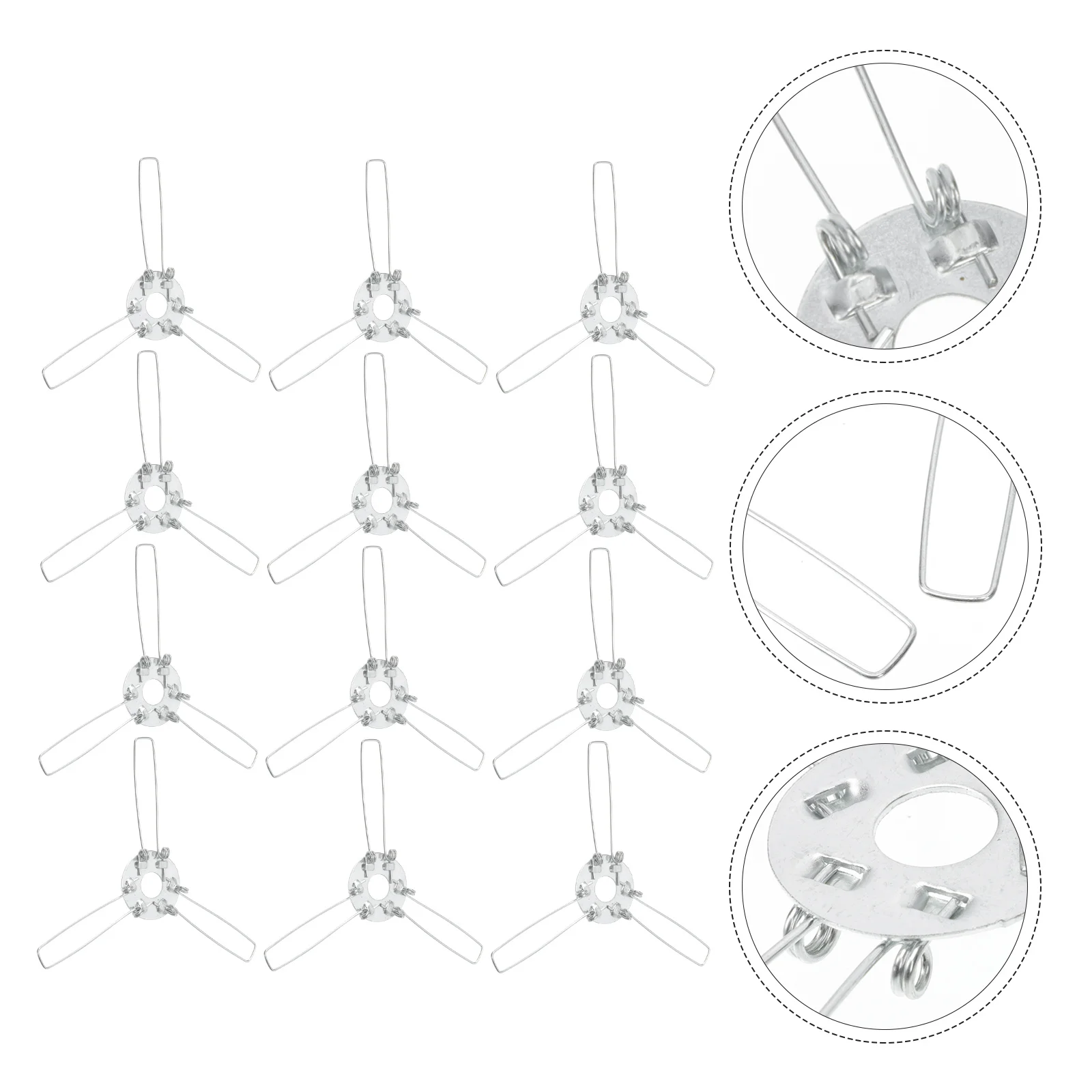 

12Pcs Lampshade Spring Brackets Lamp Shade Clips Lamp Supplies for DIY Home Lamp