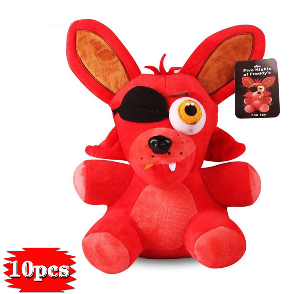 Fnaf Freddy Плюшевая Игрушка 10-дюймовый Мягкий Медведь И Кролик Game Детские Игрушки На