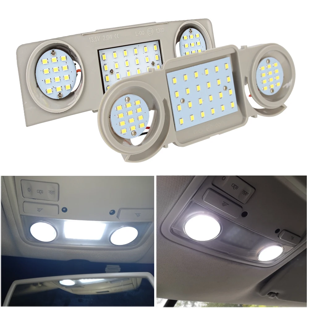 

48 LED Car Interior Dome Roof Lights for VW Passat CC B6 B7 Golf Tiguan Touran Scirocco Seat Leon Alhambra Skoda Superb Octavia