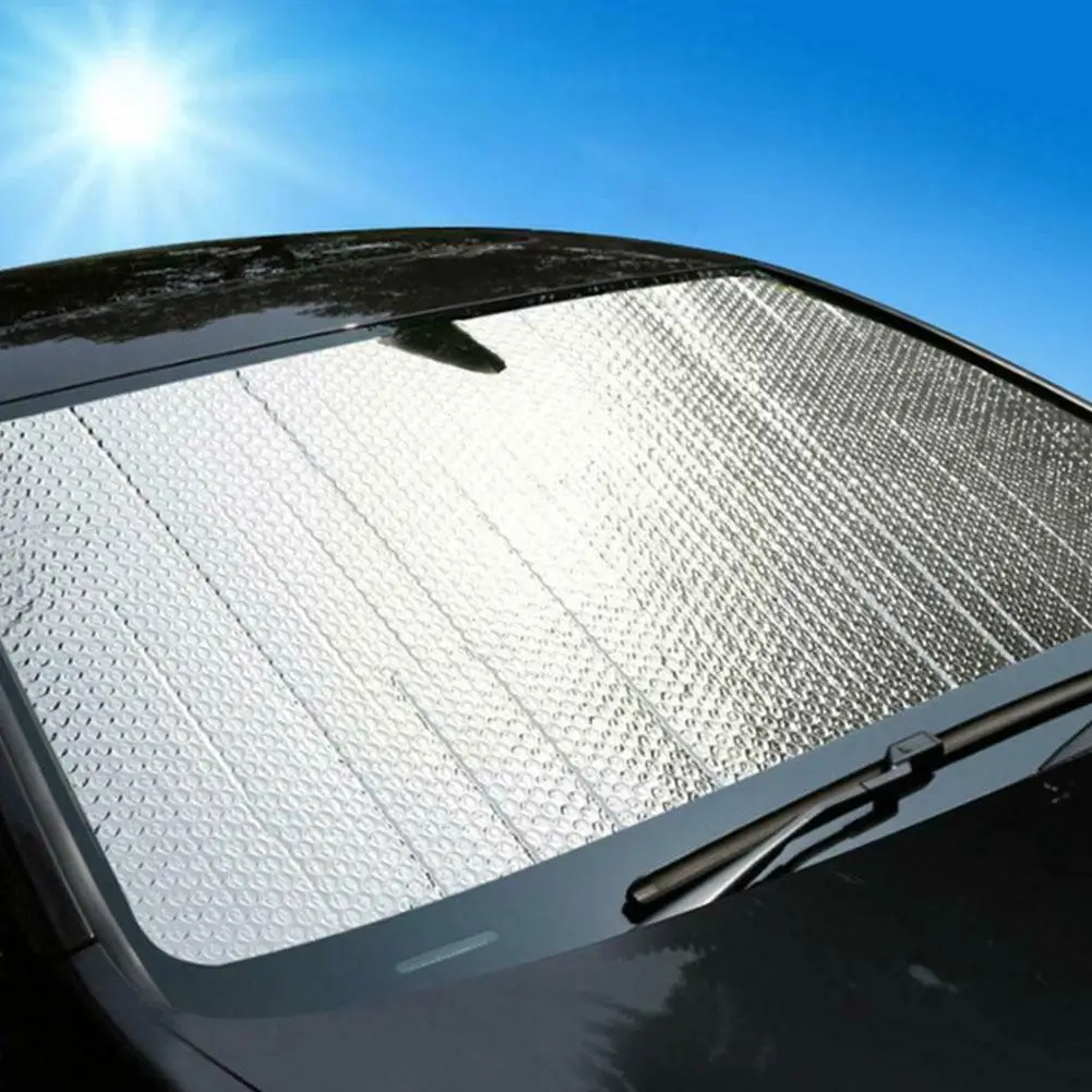 

Car Snow Cover Protector Visor Protection Sun Shade Block Curtain Fornt Accessories 130*60cm Sunshade Car Windshield Window H7P1