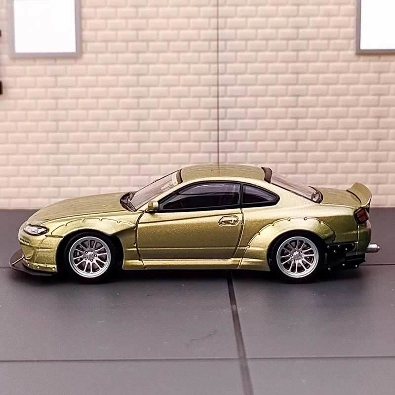 Литой оригинальный в масштабе 1:64 Nissan Slivia S15 модель автомобиля из сплава