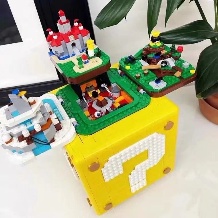 

64 Question Mark Block Compatible 71395 Toys for Boys Girls Building Kit Model Building Kits for Adults Bricks Gifts for Kids