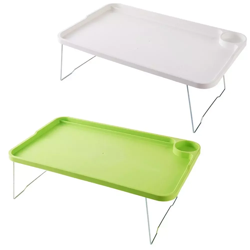 

NEW2023 Folding Laptop Table Bed Desk Portable Breakfast Serving Bed Tray Portable Standing Breakfast Reading Tray Lightweight P
