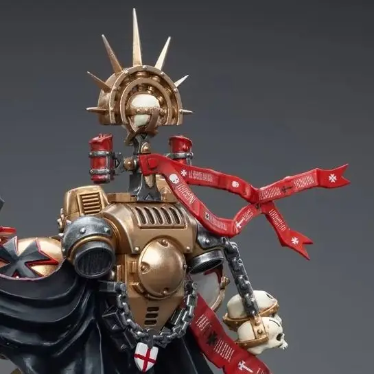 Фото 【ZW】JOYTOY Warhammer 40K 1/18 Фигурка Блэк Темпларс Высокий Маршал Хелбрехт №1