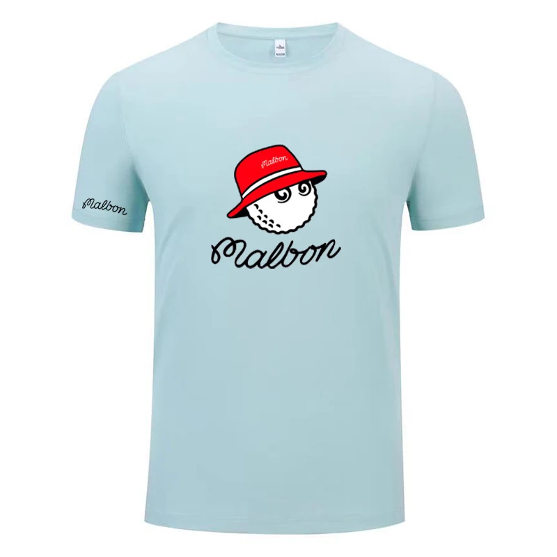 

Malbon Golf T-Shirt Men Women 2023 Summer Cotton Golf Top Malbon Golf Bucket Hat Short Sleeve Fashion Couple Loose Golf Clothing