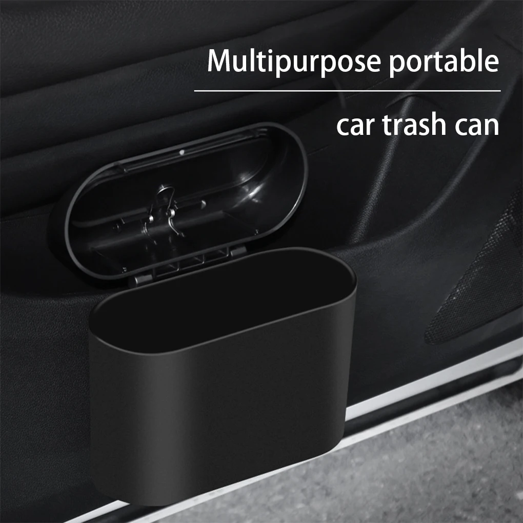 

Car Trash Can Waterproof Portable Garbage Bin Interior Waste Dustbin