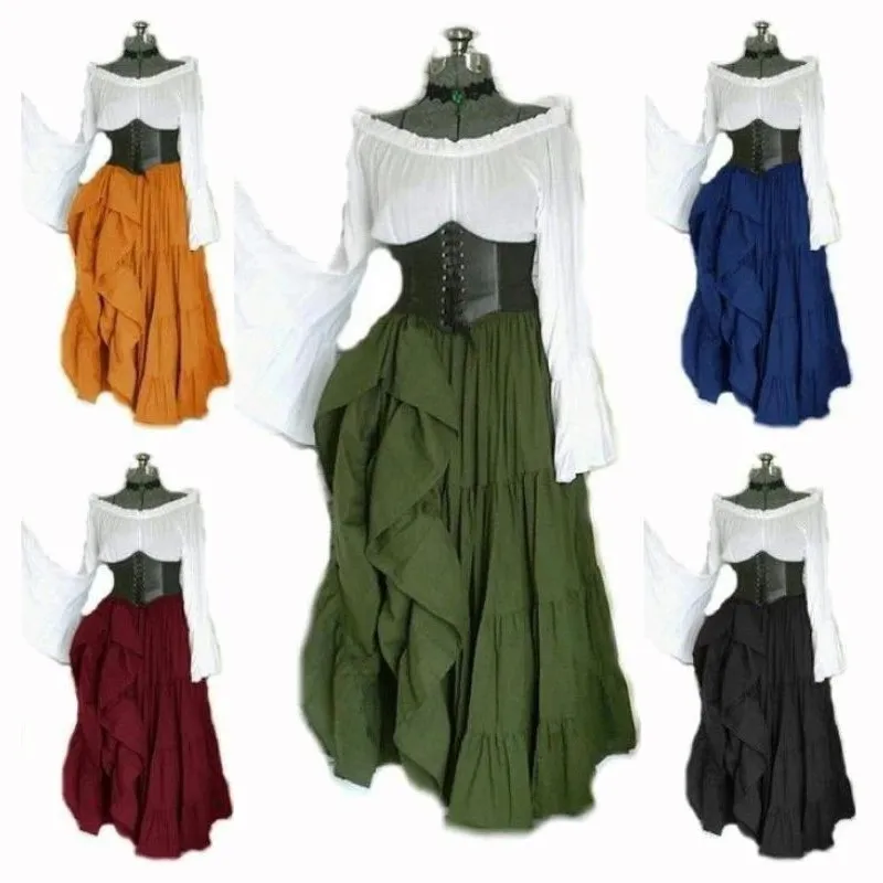 Средневековое Ренессансное Готическое Платье для Принцессы на Вечеринке, Королевского Вечера, Лолиты, Женщин, Танцев, Ретро и Косплея.