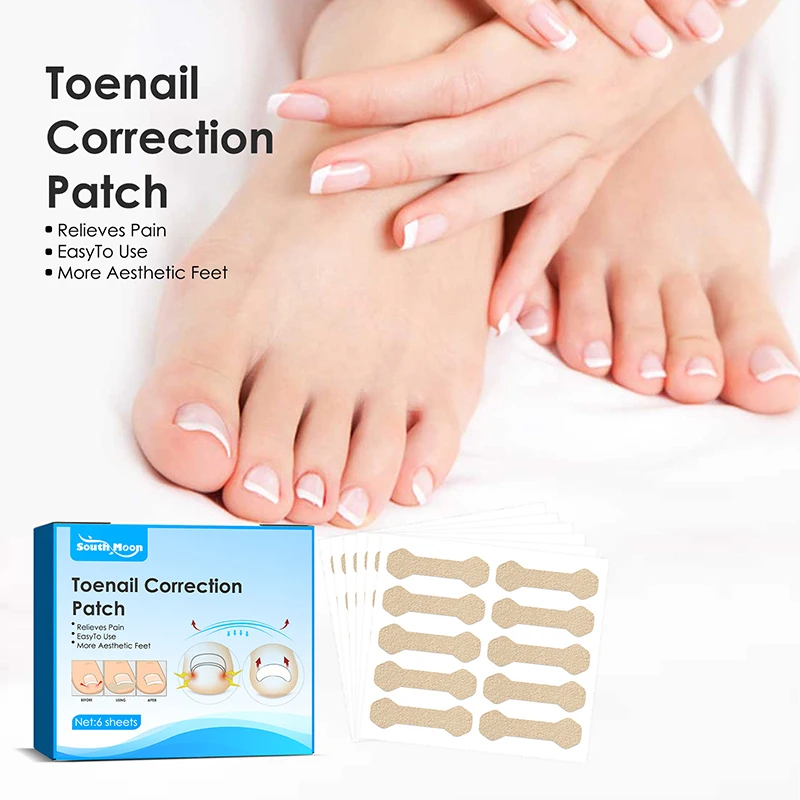 

60Pcs Nail Art Ingrown Correction Sticker Foot Care Pedicure Tool Fixer Paronychia Recover Toenail Elastic Patch Corrector