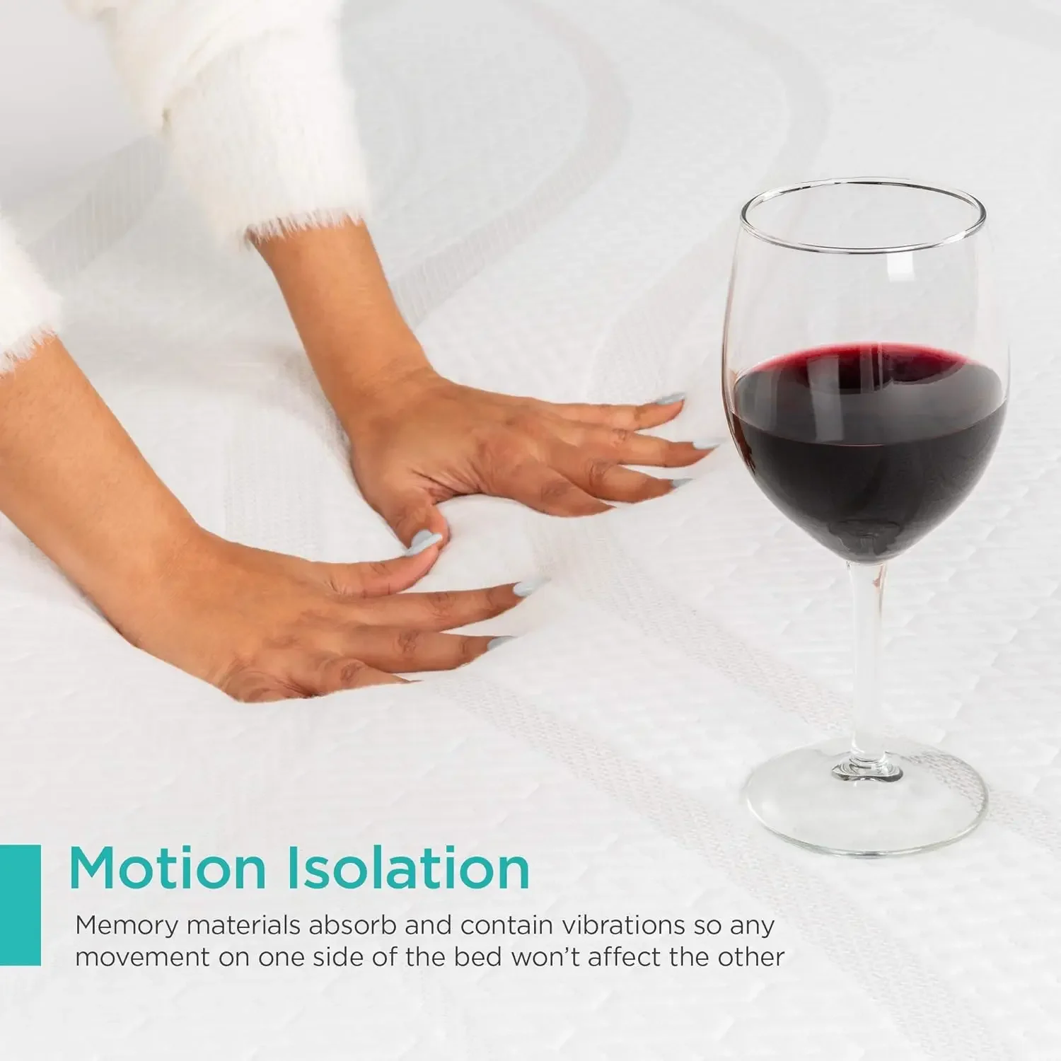 12-дюймовый уголь зеленого чая 12 дюймов охлаждающий гель с эффектом памяти матрас