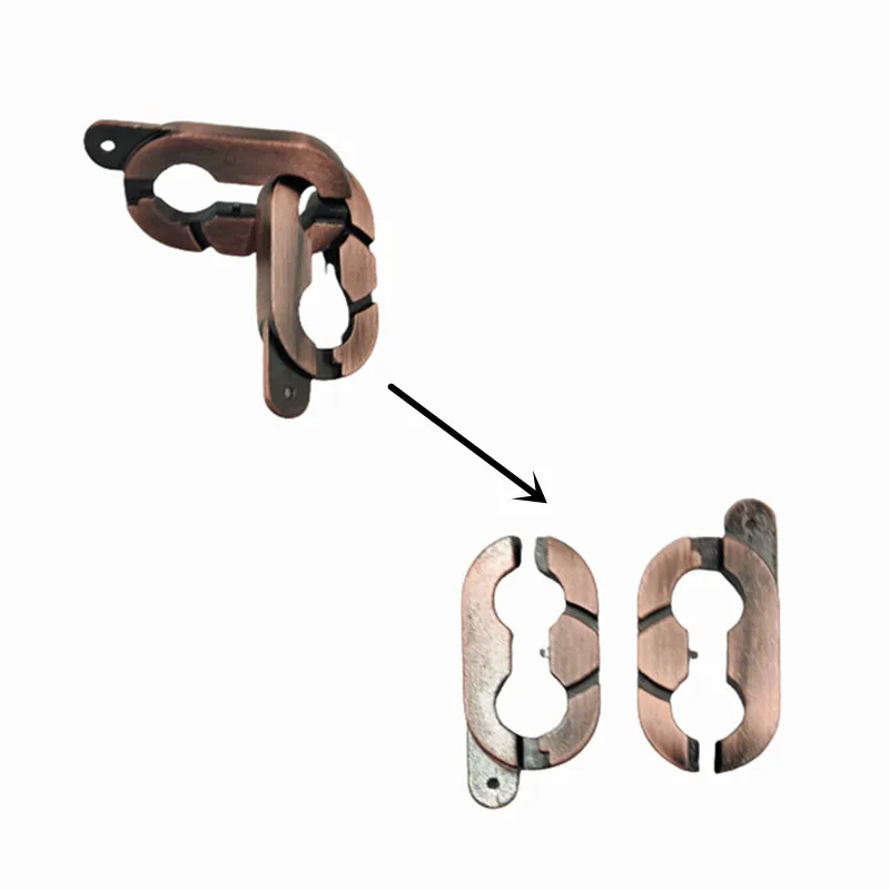 

2022 NEW Classic Puzzle High IQ 3★ Yep Tooth Metal Brain Teaser Magic Baffling Puzzles Game Toys for Children Adults