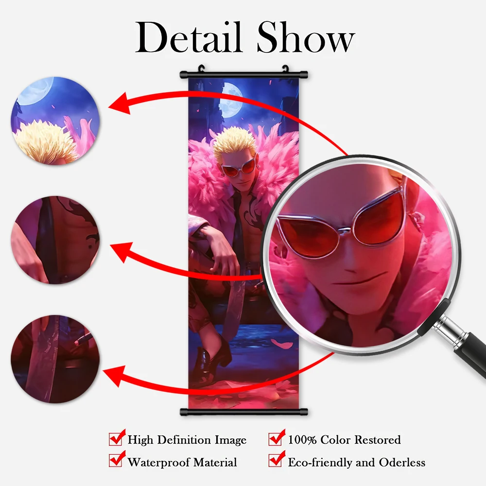 One Piece Canvas HD Print hanboa Cock Wall Art плакат &quotZoro&quot Аниме вывесная картина мультяшная