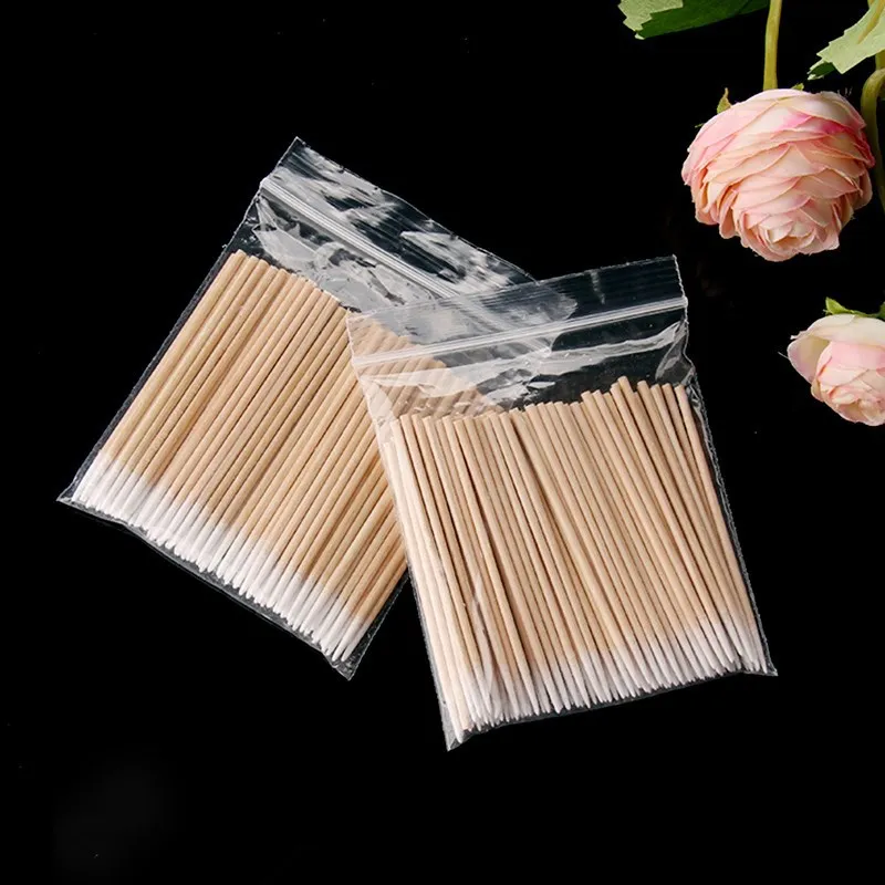 

100pcs Disposable Lip Brush Lipstick Cosmetic Eyelash Lash Extension Mascara Wands Applicators Cleaner Makeups Tools Lip Glossy