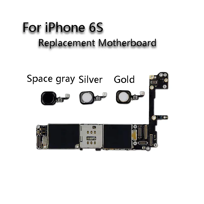 Фото Материнская плата для iPhone 6S с сенсорным идентификатором/без Touch ID — высококачественная сменная материнская плата для iPhone 6s, основная материнская плата для смартфона №2