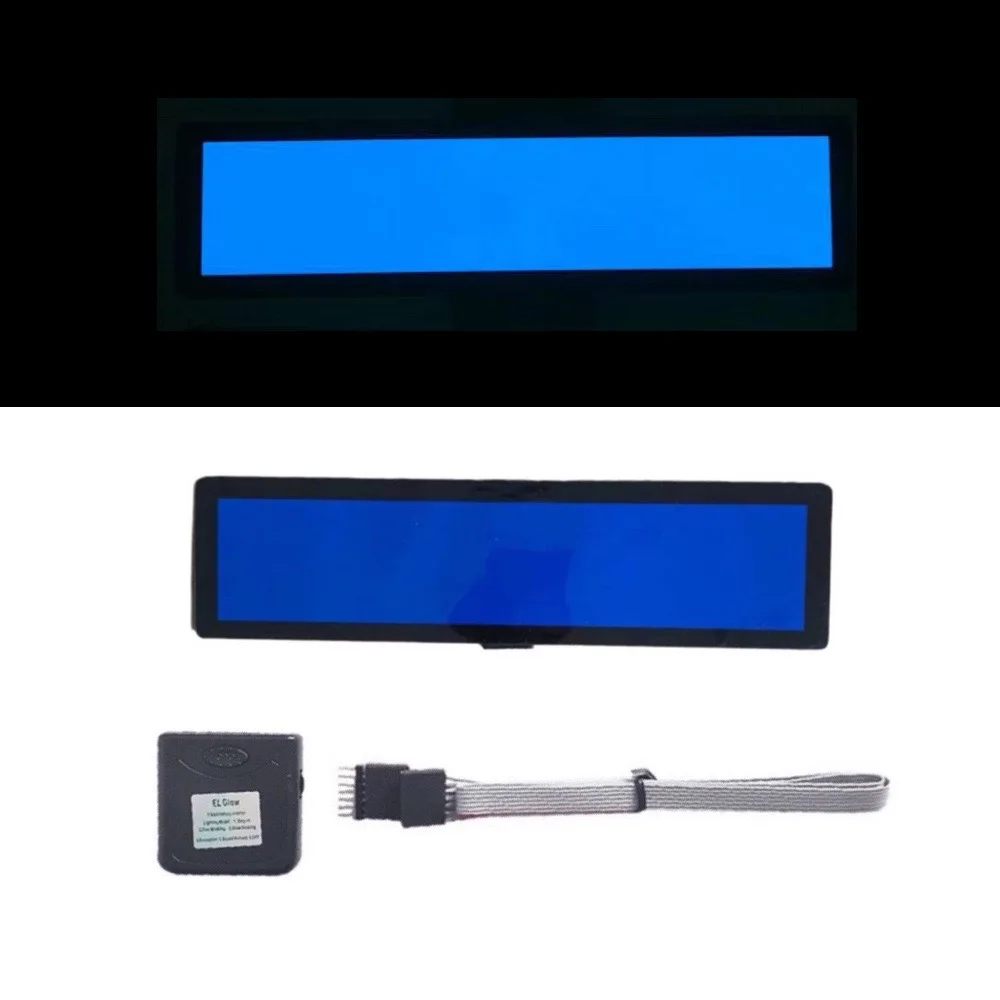 

Glow Panel Dark Blue Led Light Emitting Window Car Sticker Windshield Sticker Decorative Led Racing For Auto Styling