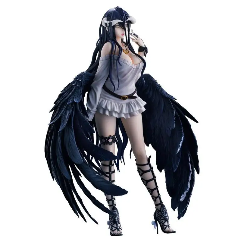 

27cm Iii Albedo Anime Figureals Albedo So-bin Ver.1/6 Action Figure Statue Collection Gk Sexy Girl Kawaii Model Doll Kid Toys