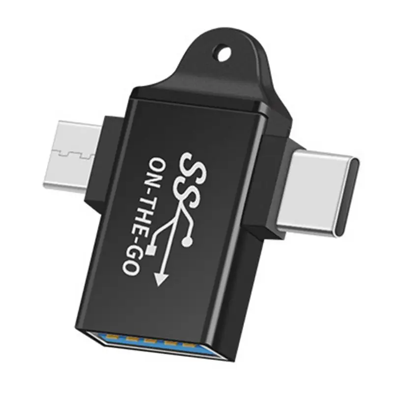

TYPE-C USB 3.0 OTG Adapter OTG Converter For Mobile Phones Or Tablets 2 In 1 High-speed Converter For Fast Data Synchronization